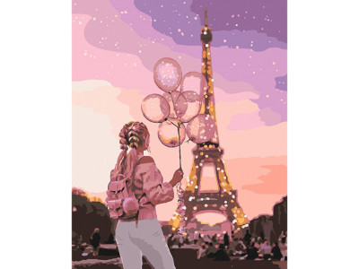 Картина за номерами Місто романтики 40 x 50 см КНО4609