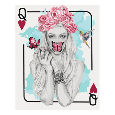 Картина за номерами Жіноча гра 40*50 КНО4500 Картина за номерами Жіноча гра 40*50 КНО4500