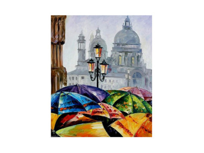 Картина за номерами Яскраві парасольки 40*50 КН2136