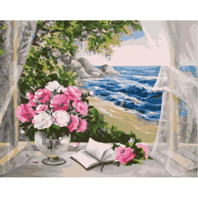 Картина за номерами Біля моря 40*50 КНО2072 Картина за номерами Біля моря 40*50 КНО2072