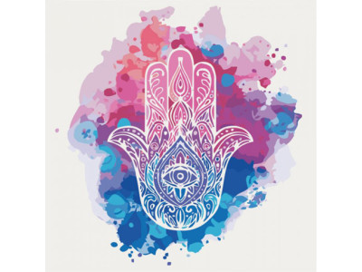 Картина за номерами Долоня долі 40*40 КНО5005