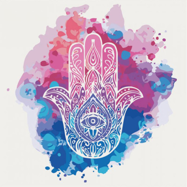 Картина за номерами Долоня долі 40*40 КНО5005