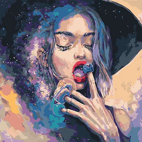 Картина за номерами Володарка всесвіту 40*40 КНО4508