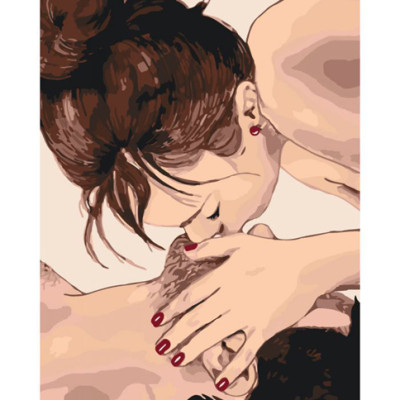 Картина за номерами Ніжний дотик 40 * 50 КНО4509