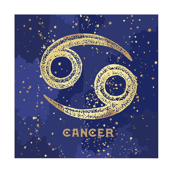 Картина за номерами Фарба "Металік" Знак Зодіаку Рак 50*50 см КН9517