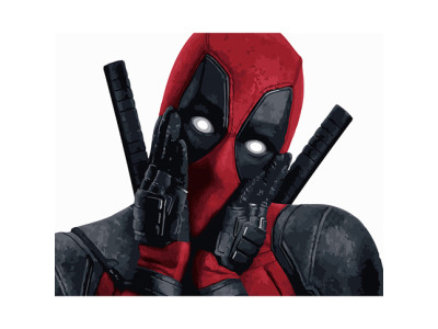 Картина за номерами Милий Дедпул 40*50 см GX27971