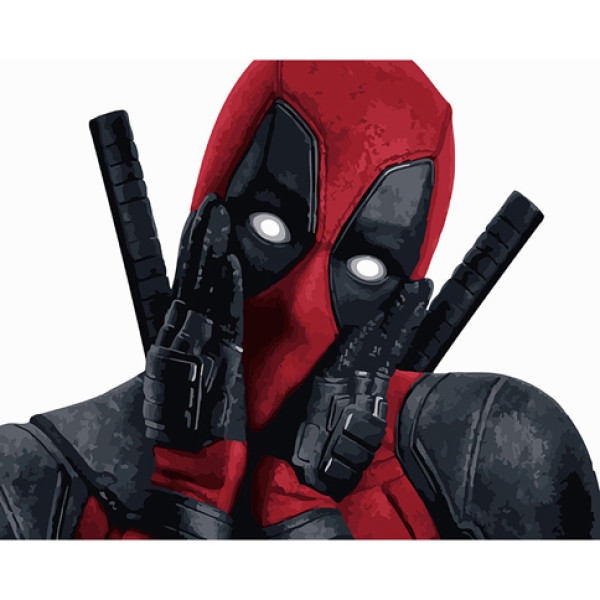 Картина за номерами Милий Дедпул 40*50 см GX27971