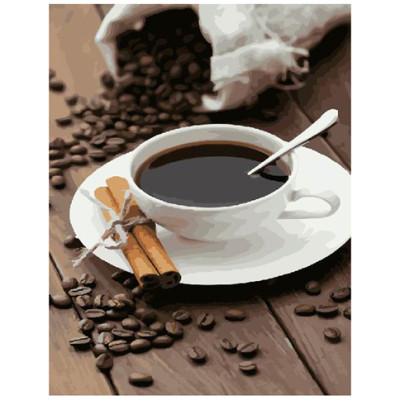 Картина за номерами "Кава і палички кориці" GX22641