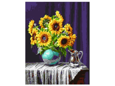 Картина за номерами "Соняшники у вазі" GX5846