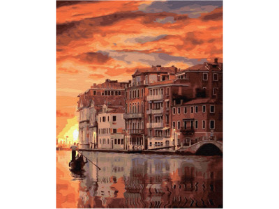 Картина за номерами "Захід сонця у Венеції" GX32324