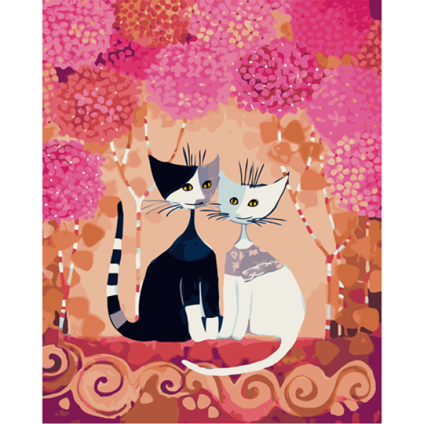 Картина за номерами "Казкові котики" GX9897