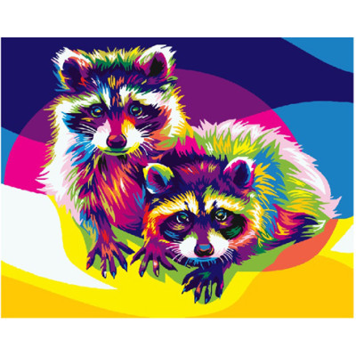 Картина за номерами "Райдужні єноти" 40х50 см GEX5387