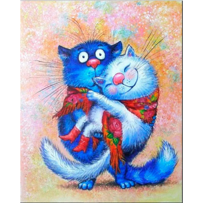 Картина за номерами "Закохані" тм Лавка Чудес 40 x 50 см у коробці LC20050