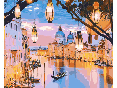 Картина за номерами "Вечірня Венеція" тм Лавка Чудес 40 x 50 см у коробці LC30123