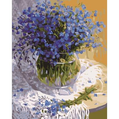 Картина за номерами "Незабудки" LC40124