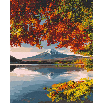 Картина за номерами "Фудзіяма восени" 40*50 см 10574-AC