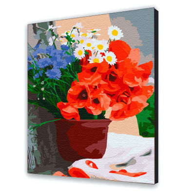 Картина за номерами з лаком ArtCraft квіти "Квіти червня" 40*50 см 12149-AC