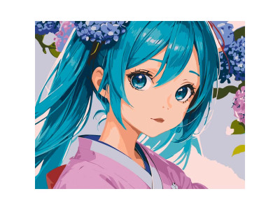 Картина за номерами "Hatsune Miku" ArtCraft 40*50 см 16093-AC