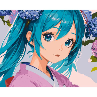 Картина за номерами "Hatsune Miku" ArtCraft 40*50 см 16093-AC