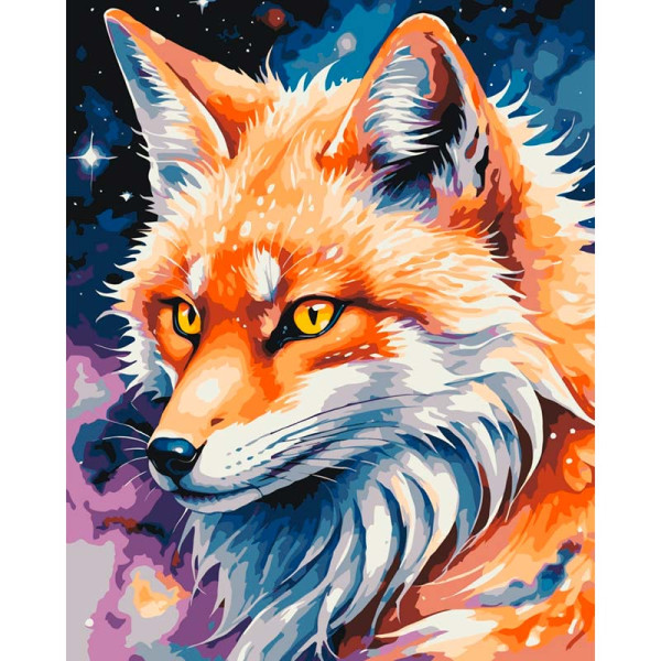 Картина за номерами "Чарівна лисиця" ArtCraft 40*50 см 11584-AC