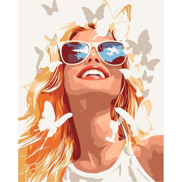 Картина за номерами "Посмішка" ArtCraft 40*50 см 10151-AC