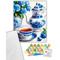 Картина за номерами ArtCraft "Натюрморт у блакитних тонах" 40*50 см 12040-AC Картина за номерами ArtCraft "Натюрморт у блакитних тонах" 40*50 см 12040-AC