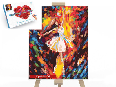 Картина за номерами "Балет" 40х50 см KpN-01-06U