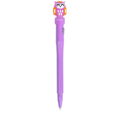 Ручка гелевая "Сова" GP-1099(Violet) светится