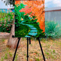 Картина за номерами Камяна доріжка восени Strateg 40х50 см GS096