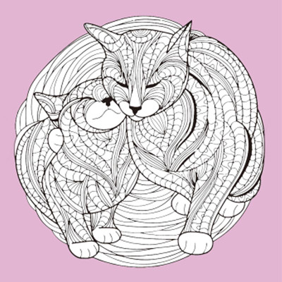 Набір для розпису-антистрес Strateg Теплі обійми 30х30 см JCEE37116