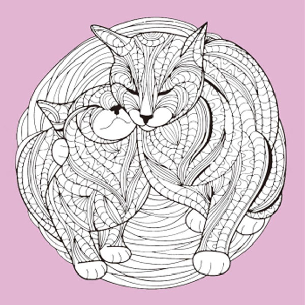 Набір для розпису-антистрес Strateg Теплі обійми 30х30 см JCEE37116