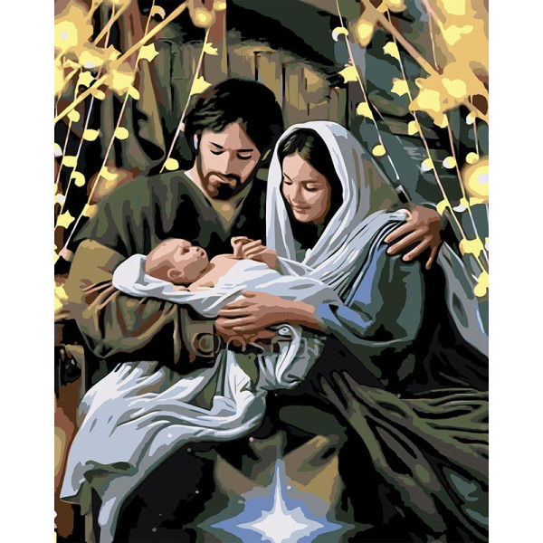 Картина за номерами Stateg Ніч народження 40х50 см VG013