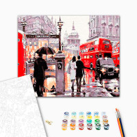 Картина за номерами "Лондон після дощу" ТМ Лавка Чудес 40 x 50 см LC10107