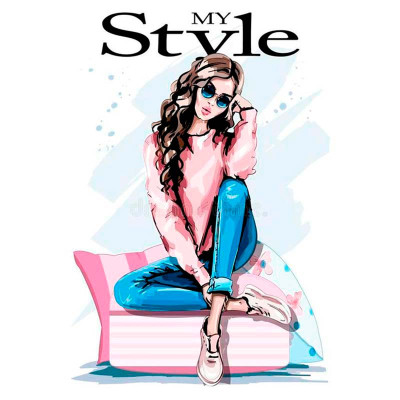 Картина за номерами "Мій стиль" тм Крамниця Чудес LC10066 Картина за номерами "Мій стиль" тм Крамниця Чудес LC10066