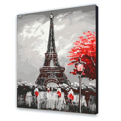 Картина за номерами "Похмурий Париж" 40*50 см 11683-AC