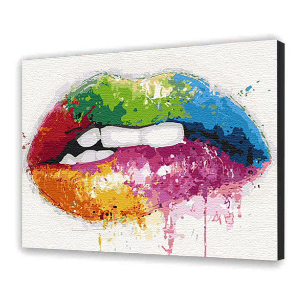 Картина за номерами "Яскраві уста" 40х50 см 10222-AC