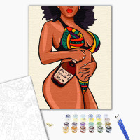 Картина за номерами з лаком ArtCraft "Розмова тіла" 40*50 см 10320-AC Картина за номерами з лаком ArtCraft "Розмова тіла" 40*50 см 10320-AC