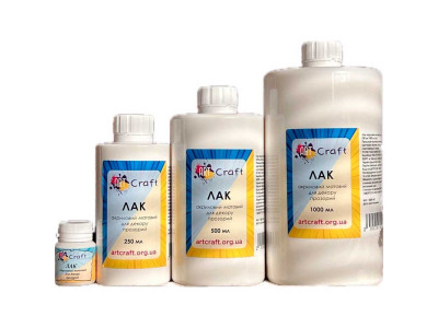 Лак акриловий матовий 1000 мл 1л 1л AC Аrtкрафт 5005-AC Лак акриловий матовий 1000 мл 1л 1л AC Аrtкрафт 5005-AC