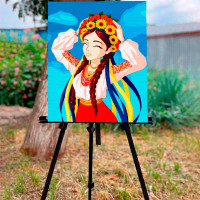 Набір для розпису "Юна українка" 40*50 см 10056-AC