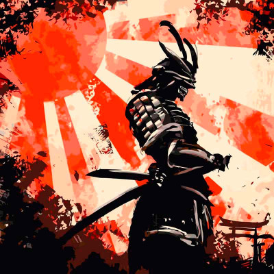 Набір для розпису "Самурай" 40*40 см 16078-AC