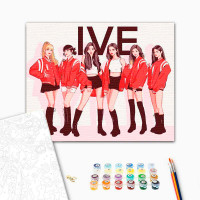 Набір для розпису "IVE" 40*50 см 10075-AC Набір для розпису "IVE" 40*50 см 10075-AC