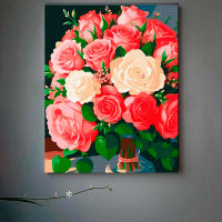 Картина за номерами "Квіти кохання" ArtCraft 40*50 см 13088-AC