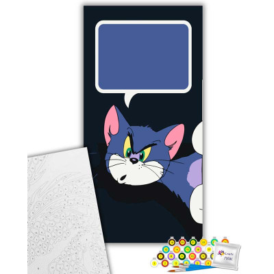 Листівка за номерами "Кіт Том" 40*80 см 16112-AC