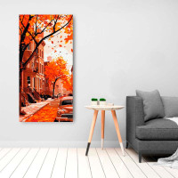 Картина за номерами "Осінь у місті" ArtCraft 40*80 см 11062-AC