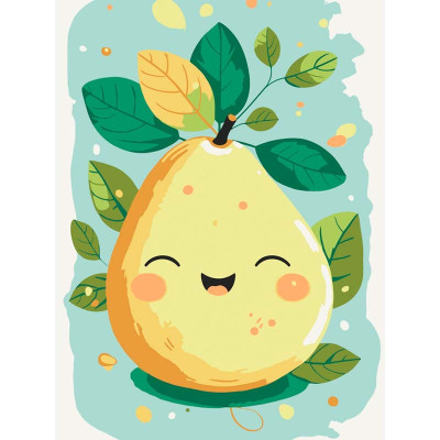 Картина за номерами ArtCraft "Весела груша" 30*40 см 15586-AC