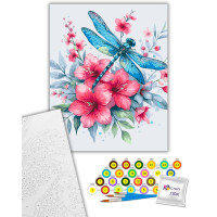 Картина за номерами ArtCraft "Бабка в квітах" 40х50 см 11693-AC