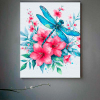 Картина за номерами ArtCraft "Бабка в квітах" 40х50 см 11693-AC