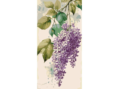 Картина за номерами ArtCraft "Бузковий шепіт" 40x80 см 13162-AC