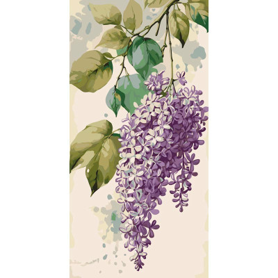 Картина за номерами ArtCraft "Бузковий шепіт" 40x80 см 13162-AC