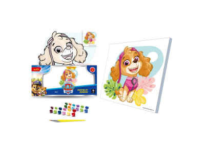 Каритна за номерами qbee "Щенячий патруль: Скай" 30х30 см QB913-009